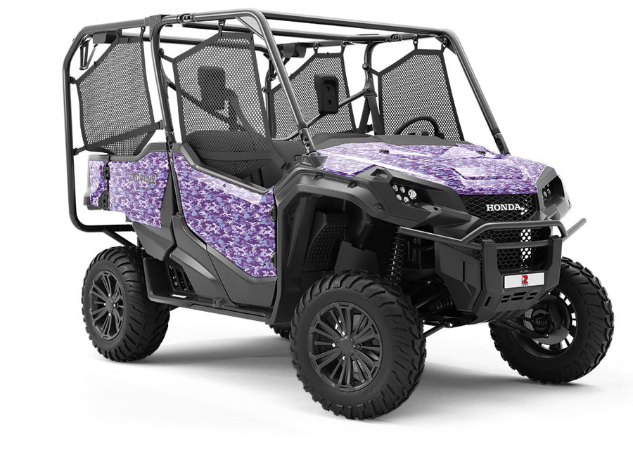 Orchid Woodland Camouflage Utility Vehicle Vinyl Wrap