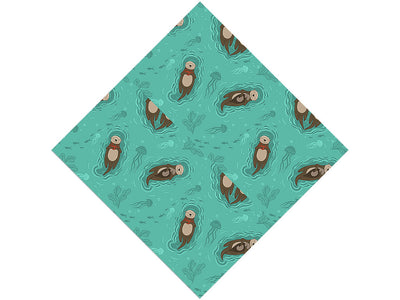 Otter Affection Marine Life Vinyl Wrap Pattern