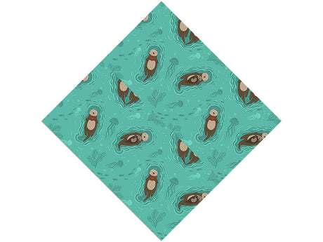 Otter Affection Marine Life Vinyl Wrap Pattern