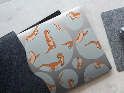 otter occupation salt water DIY Laptop Stickers
