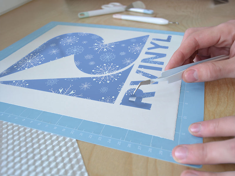 out cold snowflake Easy Weed Craft Vinyl