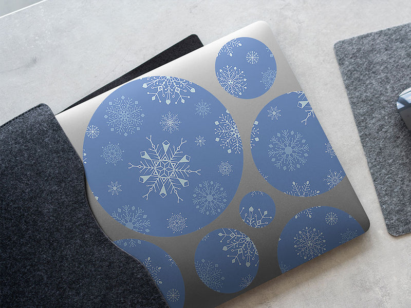 out cold snowflake DIY Laptop Stickers