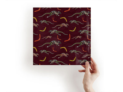 outback sprinting animal Craft Sheets