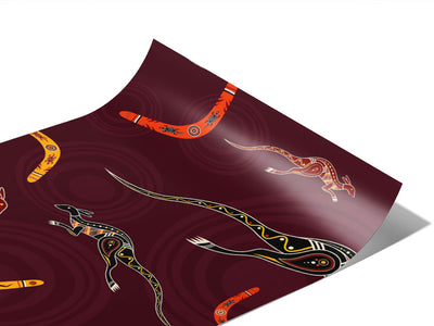 Outback Sprinting Animal Vinyl Wraps~Rwraps Series 914 Digitally Printed Vinyl Wrap~0
