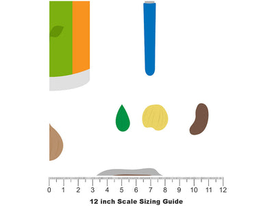 Outdoor Tools Gardening Vinyl Film Pattern Size 12 inch Scale~Rwraps Outdoor Tools Gardening Sizing Chart~2