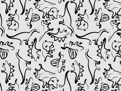 Outlined Memories Dinosaur Vinyl Wrap Pattern~Rwraps Series 914 Digitally Printed Vinyl Wrap~0