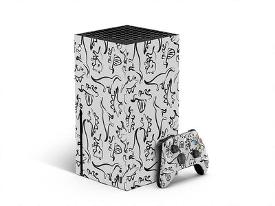 outlined memories dinosaur XBOX DIY Decal