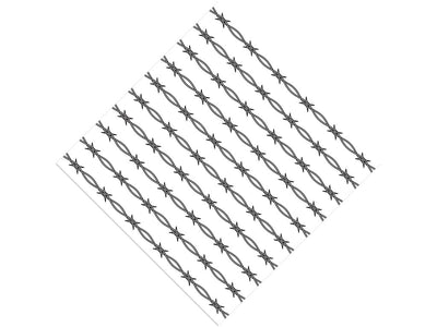 Outlined Ross Barbed Wire Vinyl Wrap Pattern