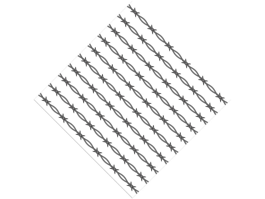 Outlined Ross Barbed Wire Vinyl Wrap Pattern