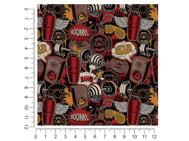 outside queen graffiti 1ft x 1ft Craft Sheets