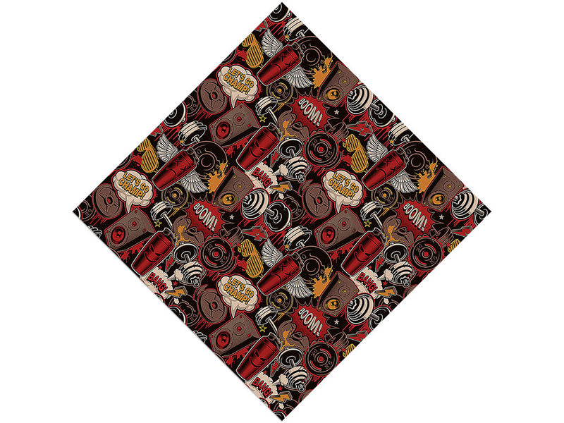 Outside Queen Graffiti Vinyl Wrap Pattern