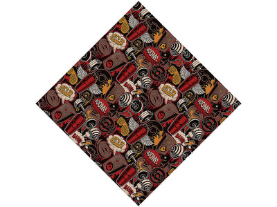 Outside Queen Graffiti Vinyl Wrap Pattern