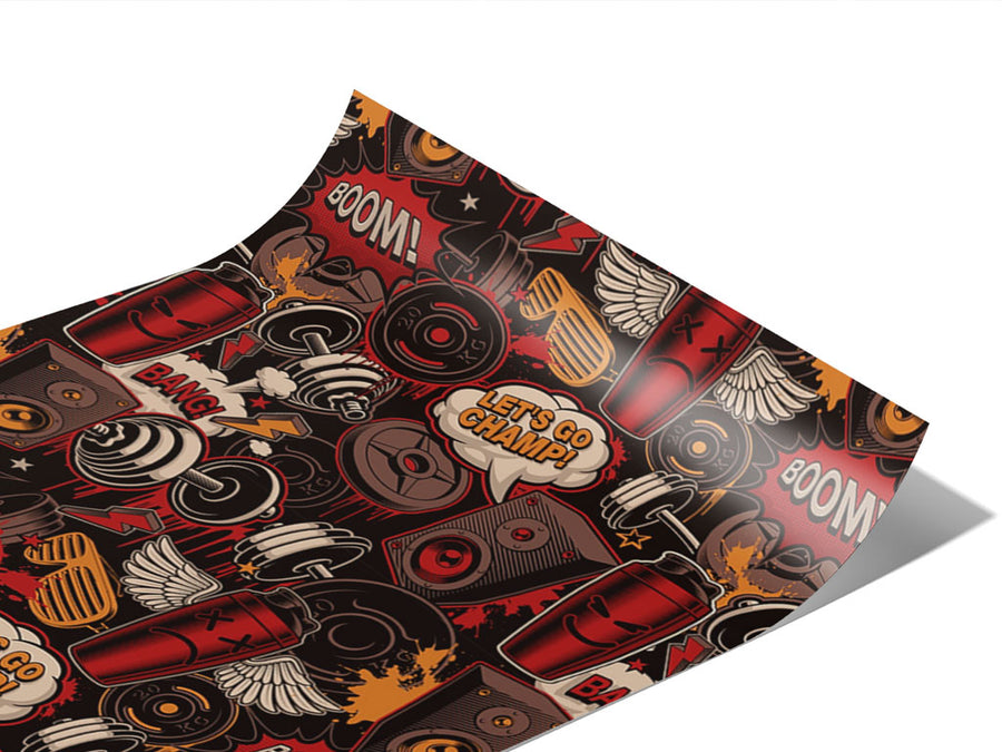 Outside Queen Graffiti Vinyl Wraps~Rwraps Series 914 Digitally Printed Vinyl Wrap~0