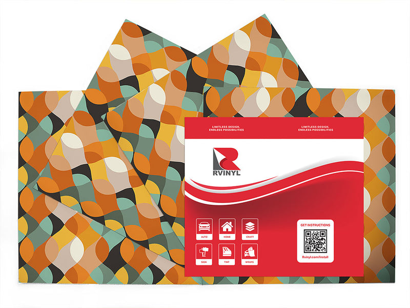 outta sight retro Craft Vinyl Sheet Pack