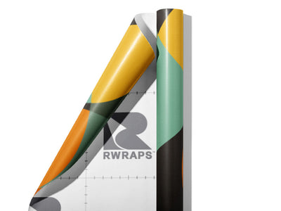Outta Sight Retro Wrap Film Sheets~Rwraps Series 914 Outta Sight Retro Scrolled Sheet~3