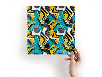 over again abstract geometric Craft Sheets
