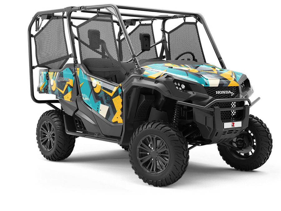 Over Again Abstract Utility Vehicle Vinyl Wrap