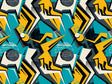 Over Again Abstract Vinyl Wraps~Rwraps Series 914 Digitally Printed Vinyl Wrap~0