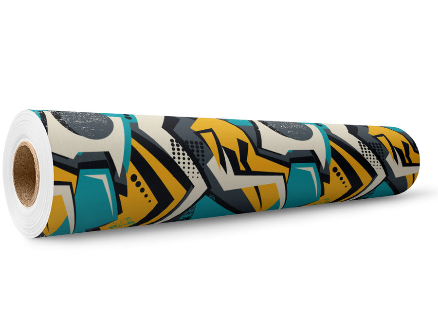 Over Again Abstract Wrap Film Wholesale Roll~Rwraps Series 914 Digitally Printed Vinyl Roll~5