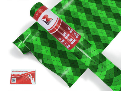 overgrown lawn argyle Craft Vinyl Roll