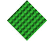 Overgrown Lawn Argyle Vinyl Wrap Pattern