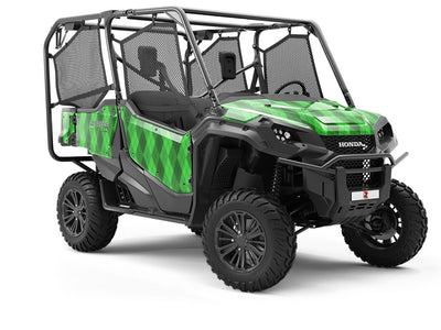 Overgrown Lawn Argyle Utility Vehicle Vinyl Wrap