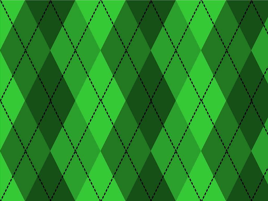 Overgrown Lawn Argyle Vinyl Wrap Pattern~Rwraps Series 914 Digitally Printed Vinyl Wrap~0