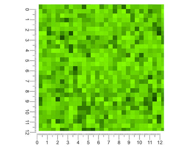overgrown lawn pixel 1ft x 1ft Craft Sheets