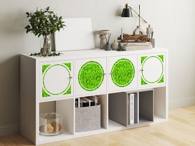 overgrown lawn pixel DIY Furniture Stickers