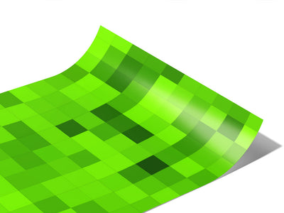 Overgrown Lawn Pixel Vinyl Wraps~Rwraps Series 914 Digitally Printed Vinyl Wrap~0