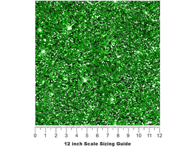 Overgrowth Green Gemstone Vinyl Film Pattern Size 12 inch Scale~Rwraps Overgrowth Green Gemstone Sizing Chart~2