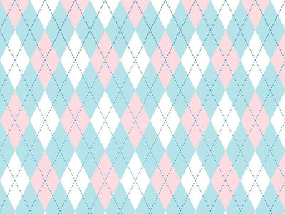 Overlapping Blues Argyle Vinyl Wrap Pattern~Rwraps Series 914 Digitally Printed Vinyl Wrap~0