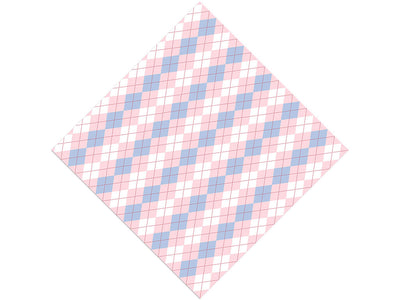 Overlapping Pinks Argyle Vinyl Wrap Pattern