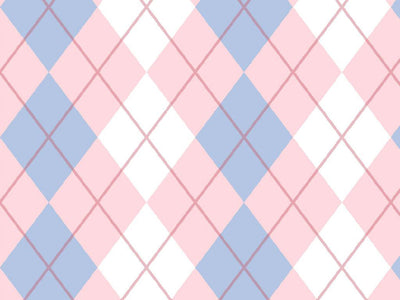 Overlapping Pinks Argyle Vinyl Wrap Pattern~Rwraps Series 914 Digitally Printed Vinyl Wrap~0