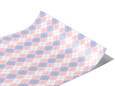 Overlapping Pinks Argyle Vinyl Wraps~Rwraps Series 914 Digitally Printed Vinyl Wrap~0