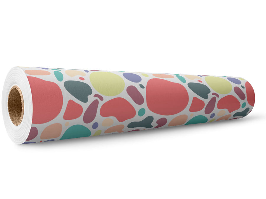 Oversized Rainbow Cobblestone Wrap Film Wholesale Roll~Rwraps Series 914 Digitally Printed Vinyl Roll~5