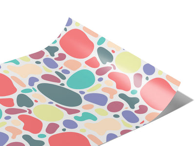 Oversized Rainbow Cobblestone Vinyl Wraps~Rwraps Series 914 Digitally Printed Vinyl Wrap~1