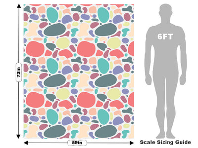Oversized Rainbow Cobblestone Vehicle Wrap Scale~Rwraps Series 914 Oversized Rainbow Cobblestone Measurements~2