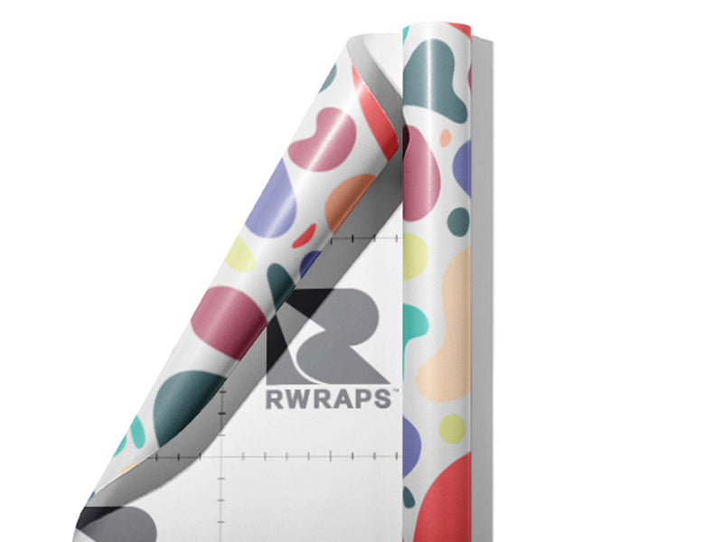 Oversized Rainbow Cobblestone Wrap Film Sheets~Rwraps Series 914 Oversized Rainbow Cobblestone Scrolled Sheet~4