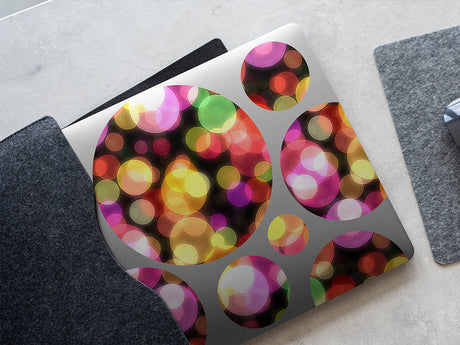 overwhelming club bokeh DIY Laptop Stickers