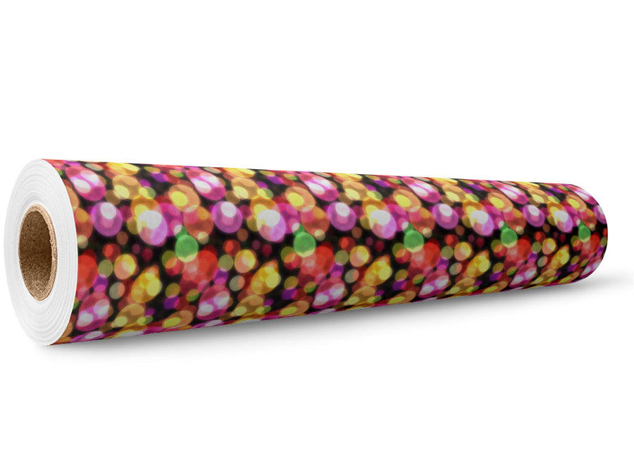 Overwhelming Club Bokeh Wrap Film Wholesale Roll~Rwraps Series 914 Digitally Printed Vinyl Roll~5
