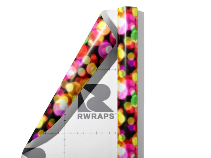 Overwhelming Club Bokeh Wrap Film Sheets~Rwraps Series 914 Overwhelming Club Bokeh Scrolled Sheet~3