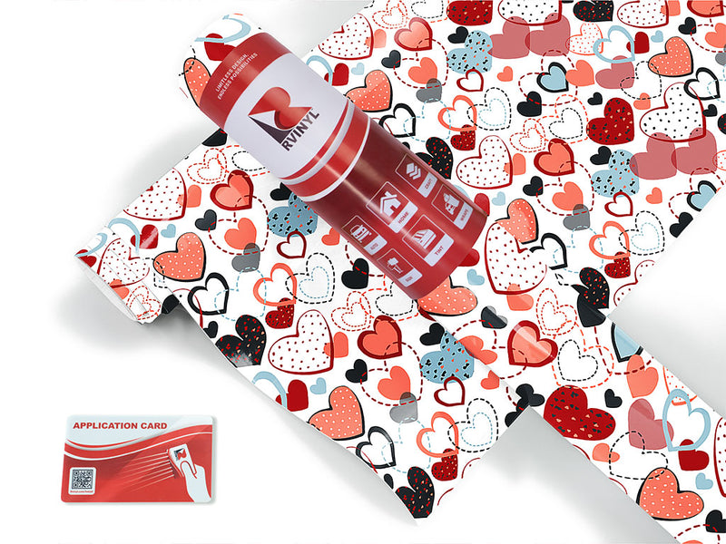overwhelming love heart Craft Vinyl Roll