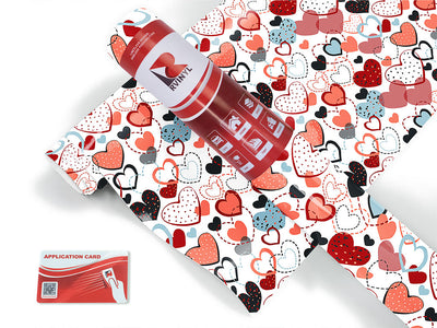 overwhelming love heart Craft Vinyl Roll