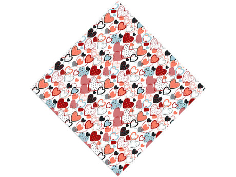 Overwhelming Love Heart Vinyl Wrap Pattern