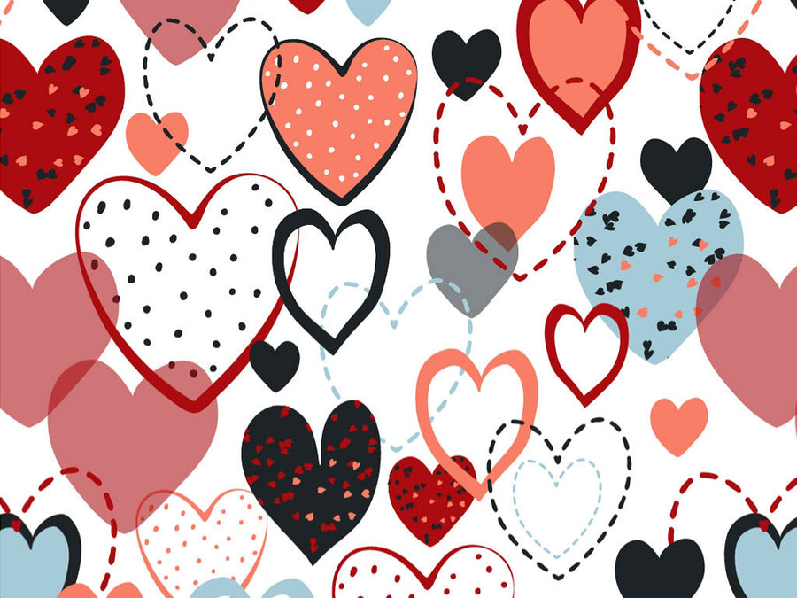 Overwhelming Love Heart Vinyl Wrap Pattern~Rwraps Series 914 Digitally Printed Vinyl Wrap~0