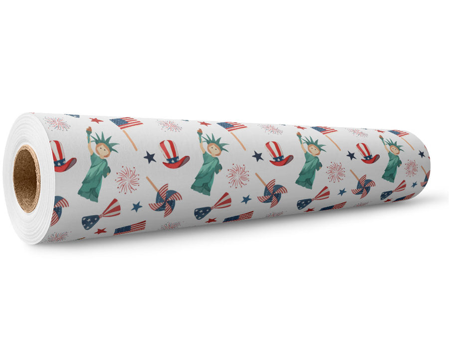 Oxidized Beauty Americana Wrap Film Wholesale Roll~Rwraps Series 914 Digitally Printed Vinyl Roll~5