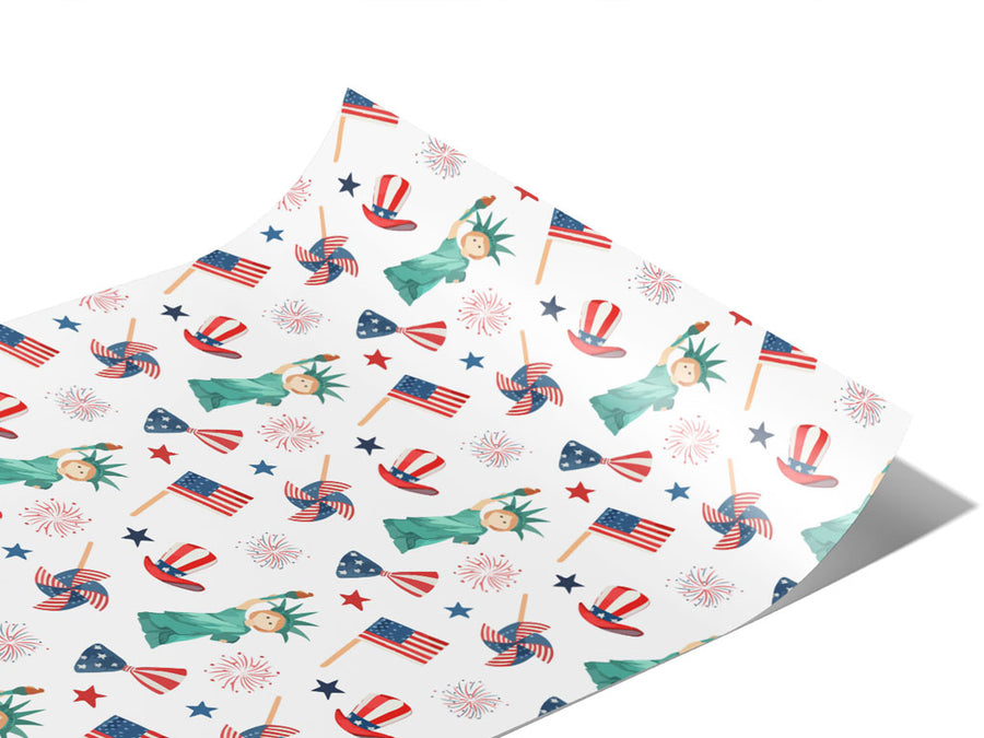 Oxidized Beauty Americana Vinyl Wraps~Rwraps Series 914 Digitally Printed Vinyl Wrap~1