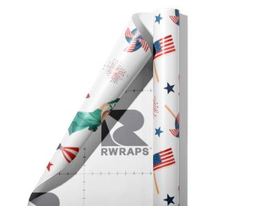 Oxidized Beauty Americana Wrap Film Sheets~Rwraps Series 914 Oxidized Beauty Americana Scrolled Sheet~4