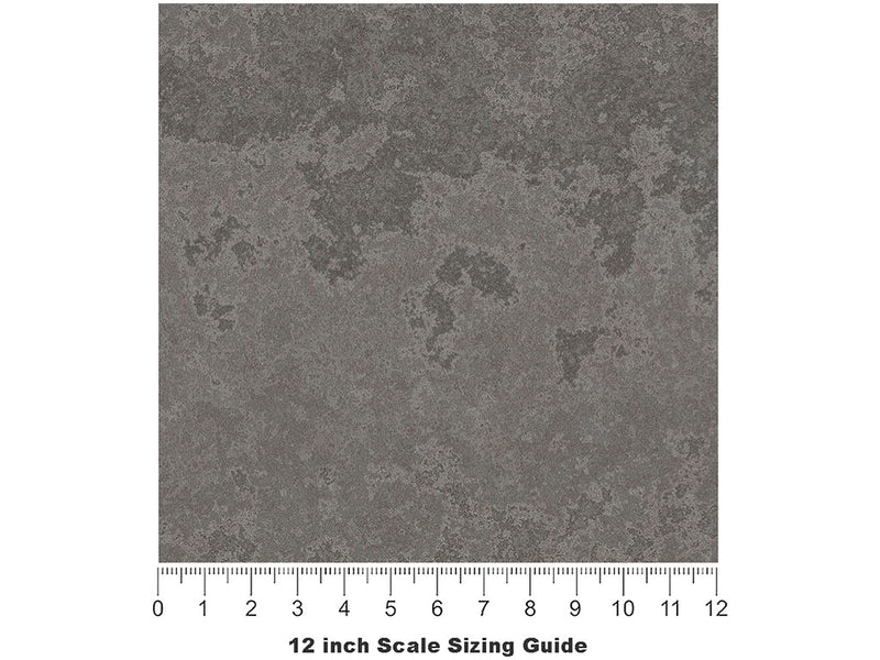 Oxidized Lead Rust Vinyl Film Pattern Size 12 inch Scale~Rwraps Oxidized Lead Rust Sizing Chart~3